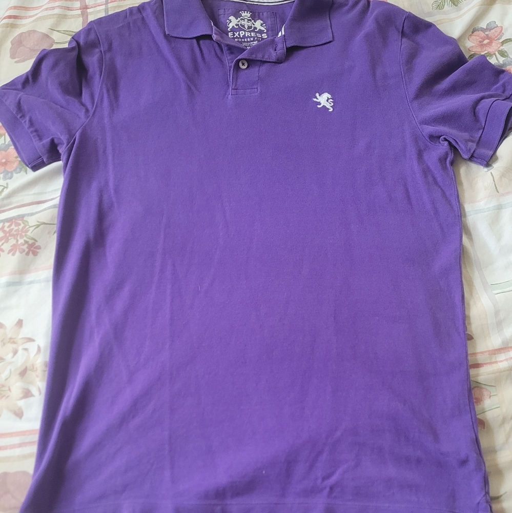 Purple shirt in size large